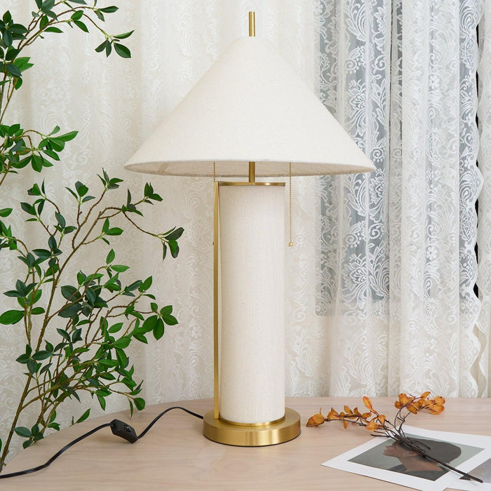 Remi Linen Table Lamp - DWHOME