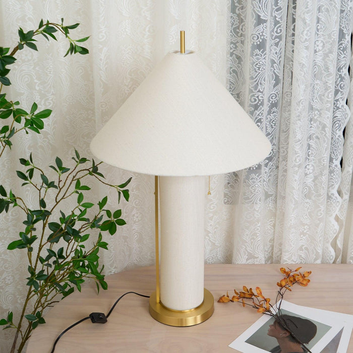 Remi Linen Table Lamp - DWHOME