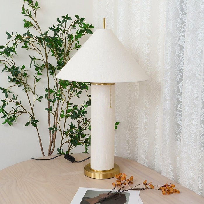 Remi Linen Table Lamp - DWHOME