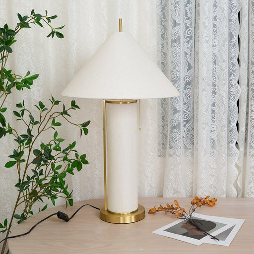 Remi Linen Table Lamp - DWHOME