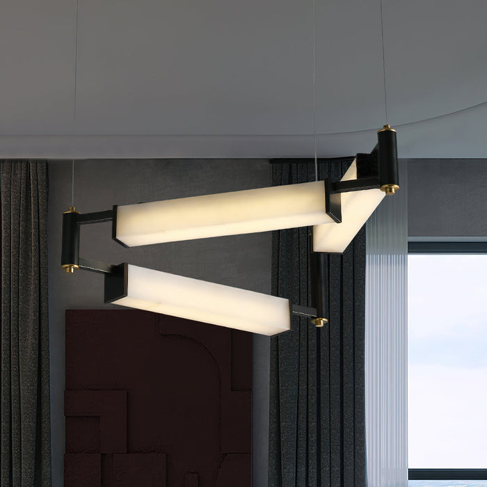 Resident Alabaster Chandelier-DWHOME