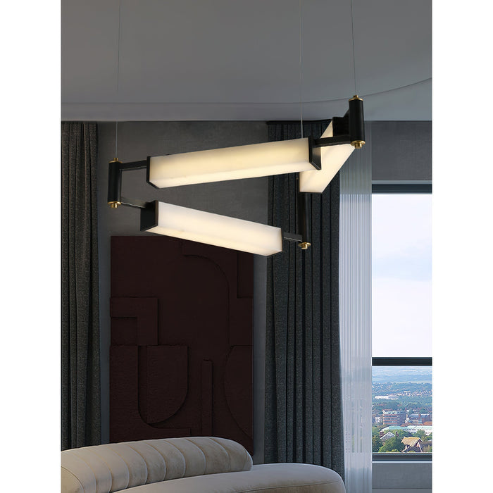 Resident Alabaster Chandelier-DWHOME