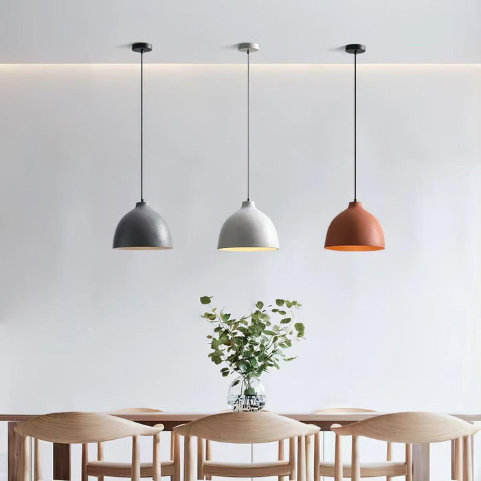 Resin Bowl Pendant Lamp-DWHOME