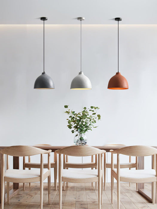 Resin Bowl Pendant Lamp-DWHOME