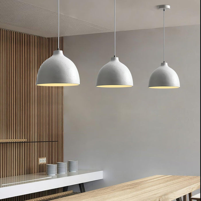 Resin Bowl Pendant Lamp-DWHOME