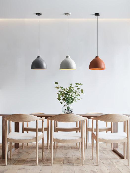 Resin Bowl Pendant Lamp-DWHOME