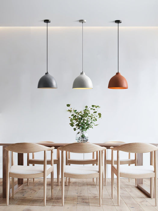 Resin Bowl Pendant Lamp-DWHOME