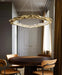 Resin Circlet Brass Pendant Lamp-DWHOME