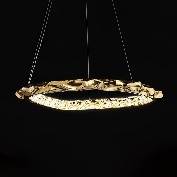 Resin Circlet Brass Pendant Lamp-DWHOME