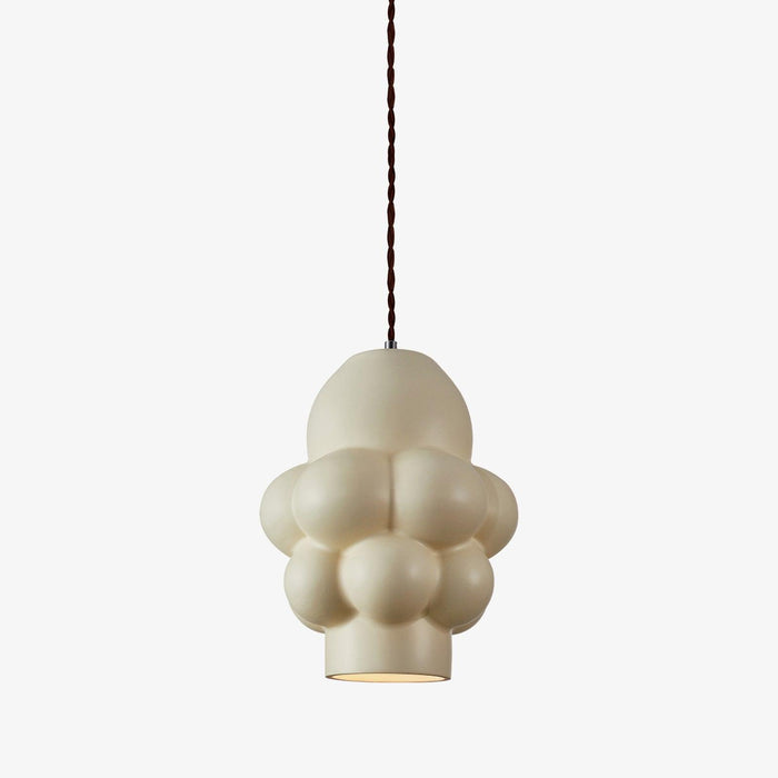 Resin Cream Pendant Lamp-DWHOME