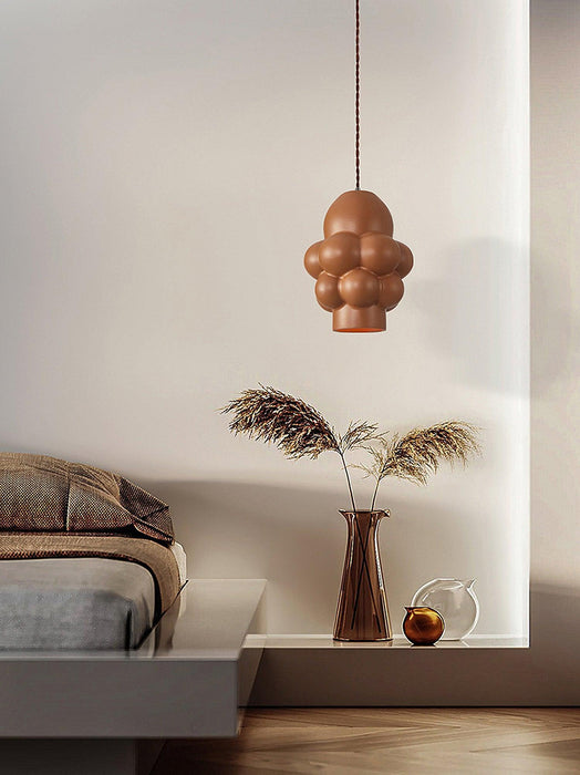 Resin Cream Pendant Lamp-DWHOME