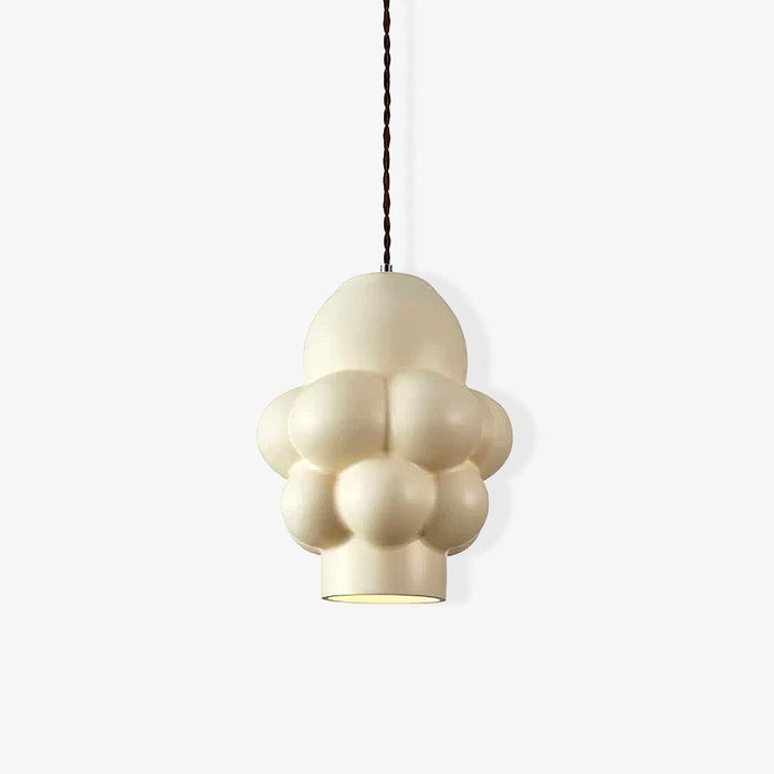 Resin Cream Pendant Lamp-DWHOME