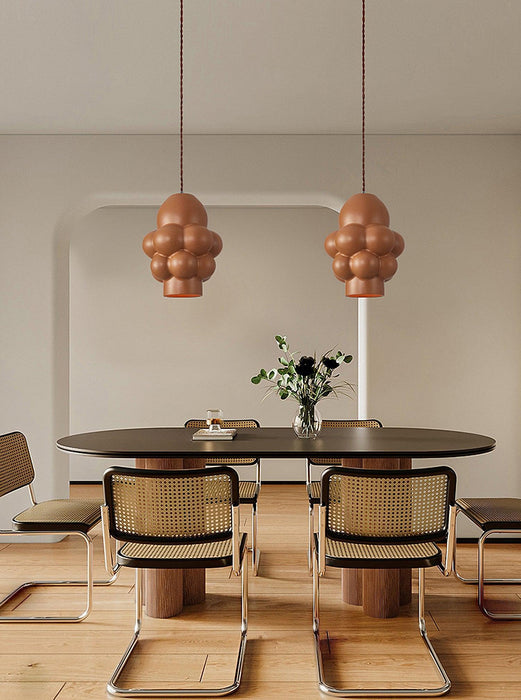 Resin Cream Pendant Lamp-DWHOME