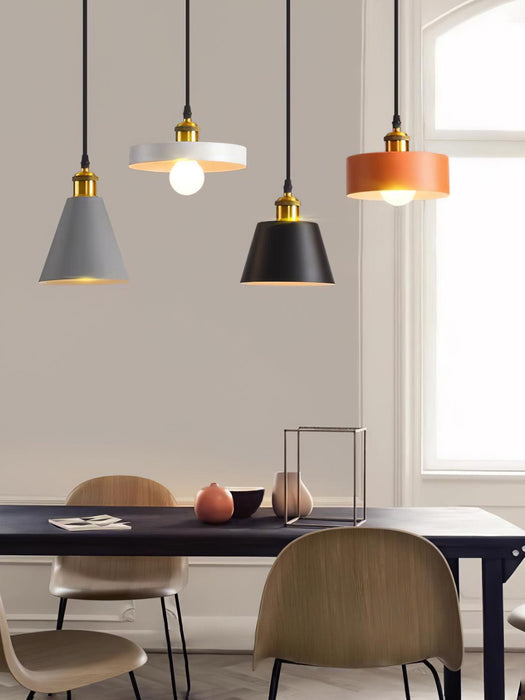 Resin Geometric Pendant Lamp-DWHOME