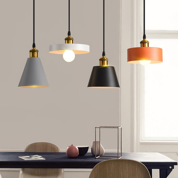 Resin Geometric Pendant Lamp-DWHOME