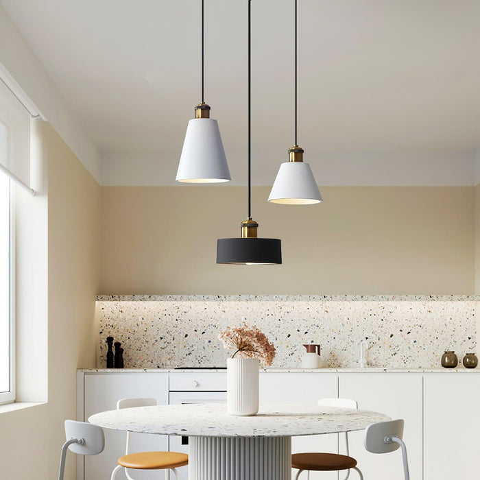 Resin Geometric Pendant Lamp-DWHOME