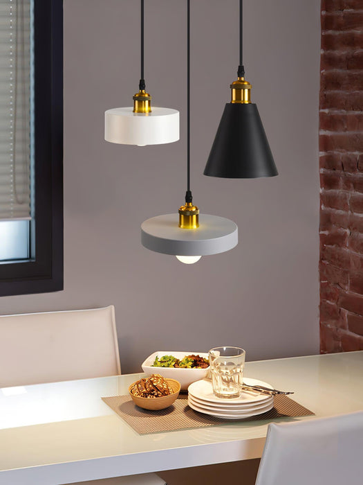 Resin Geometric Pendant Lamp-DWHOME
