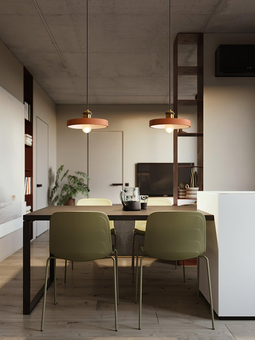 Resin Geometric Pendant Lamp-DWHOME