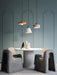 Resin Geometric Pendant Lamp-DWHOME