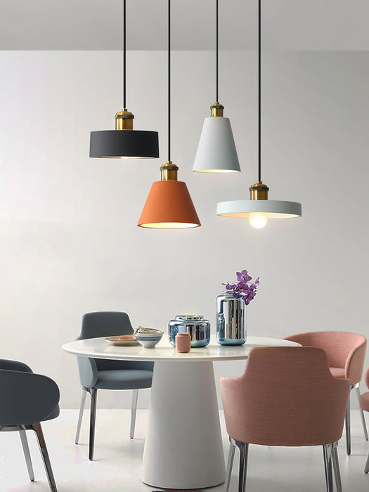 Resin Geometric Pendant Lamp-DWHOME