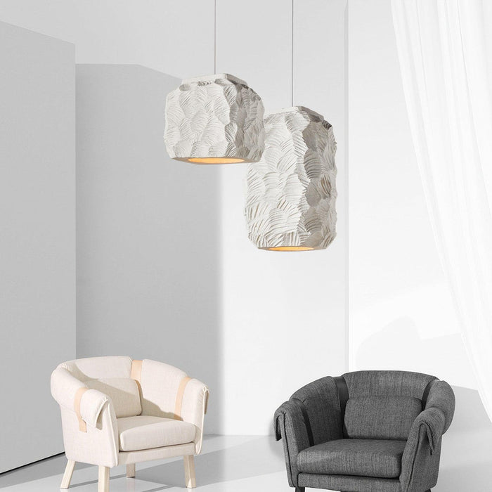 Resin Geometry Pendant Lamp-DWHOME