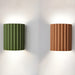 Resin Ribbed Wall Lamp-DWHOME