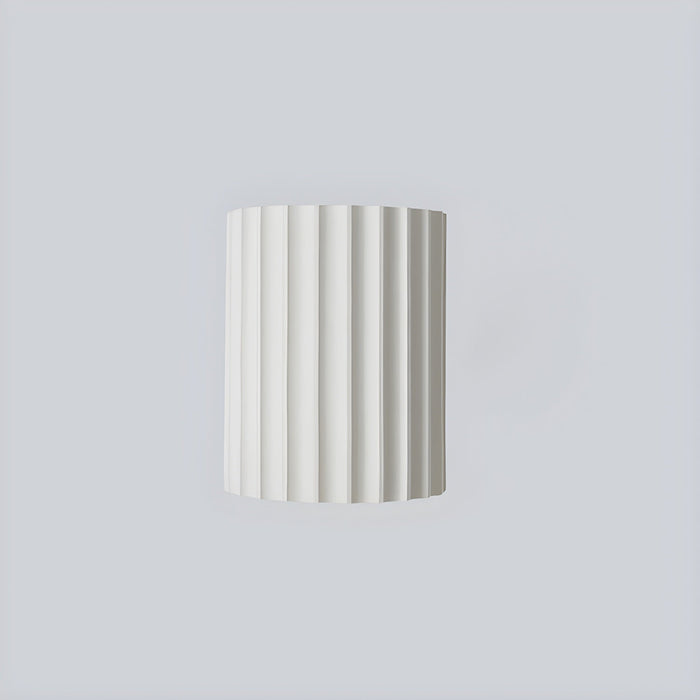 Resin Ribbed Wall Lamp-DWHOME