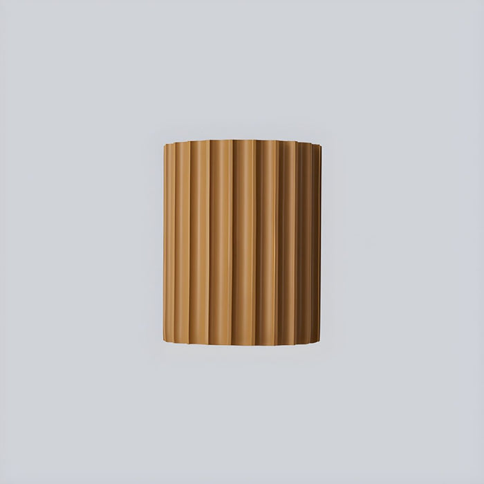 Resin Ribbed Wall Lamp-DWHOME