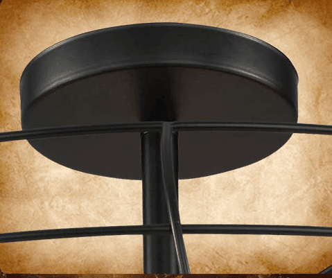 Lars Retro Caged Fan Lamp - DWHOME