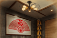 Lars Retro Caged Fan Lamp - DWHOME