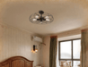 Lars Retro Caged Fan Lamp - DWHOME
