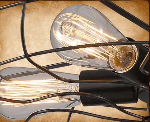 Lars Retro Caged Fan Lamp - DWHOME