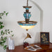 Retro Floral Resin Pendant Light-DWHOME