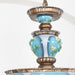Retro Floral Resin Pendant Light-DWHOME