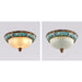 Retro Floral Resin Recessed Ceiling Light-DWHOME