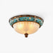 Retro Floral Resin Recessed Ceiling Light-DWHOME