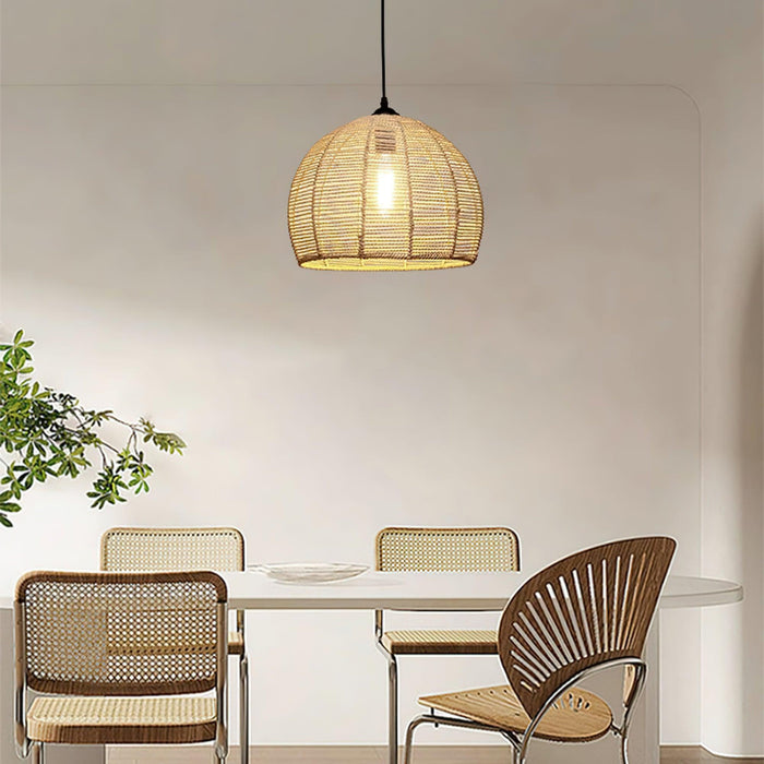 Retro Hemp Rope Interesting Pendant Light - DWHOME