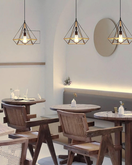 Retro Hemp Rope Interesting Pendant Light - DWHOME