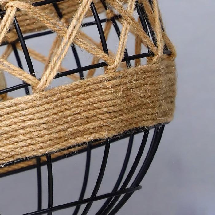 Retro Hemp Rope Interesting Pendant Light - DWHOME