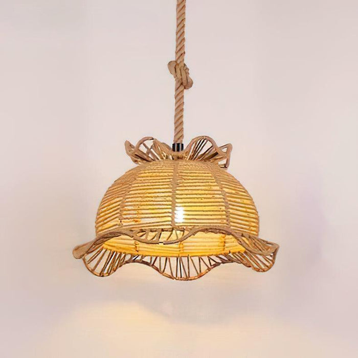 Retro Hemp Rope Interesting Pendant Light - DWHOME