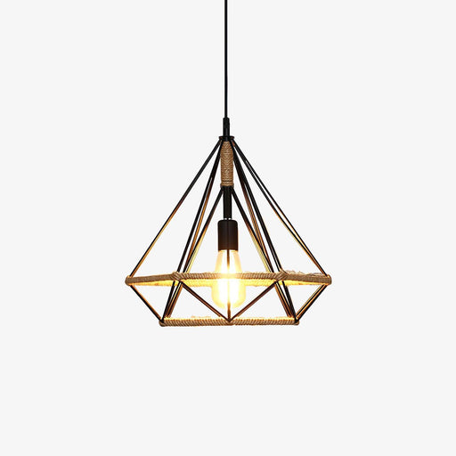 Retro Hemp Rope Interesting Pendant Light - DWHOME