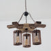 Retro Solid Wood Chandelier-DWHOME