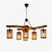Retro Solid Wood Chandelier-DWHOME