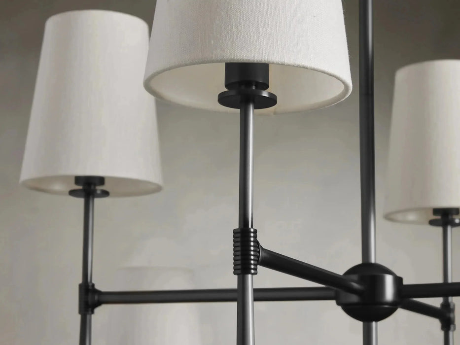 Rhodes 2-Tier Round Chandelier-DWHOME