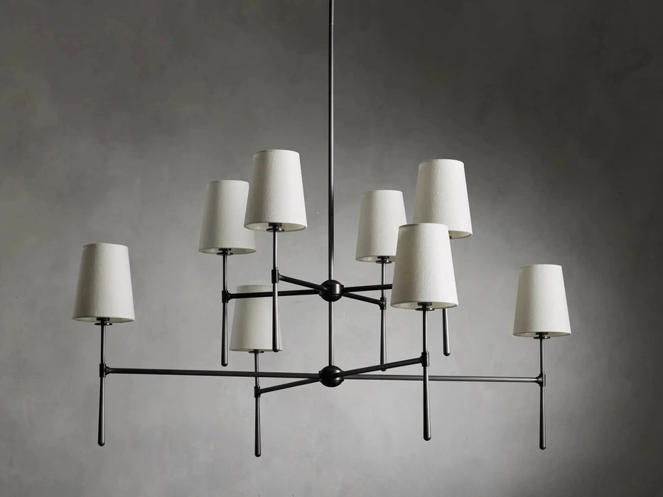 Rhodes 2-Tier Round Chandelier-DWHOME
