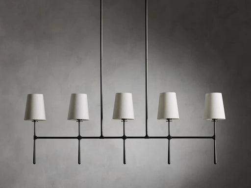 Rhodes Linear Chandelier 5/6 Light-DWHOME