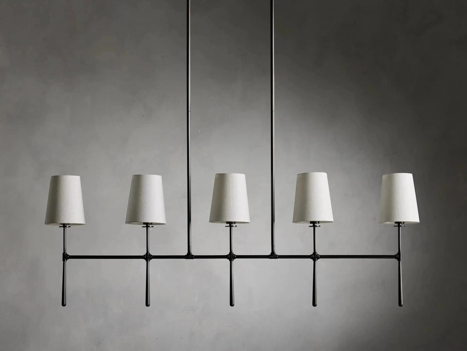 Rhodes Linear Chandelier 5/6 Light-DWHOME