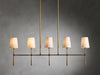 Rhodes Linear Chandelier 5/6 Light-DWHOME