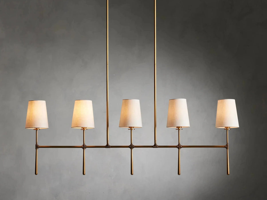 Rhodes Linear Chandelier 5/6 Light-DWHOME