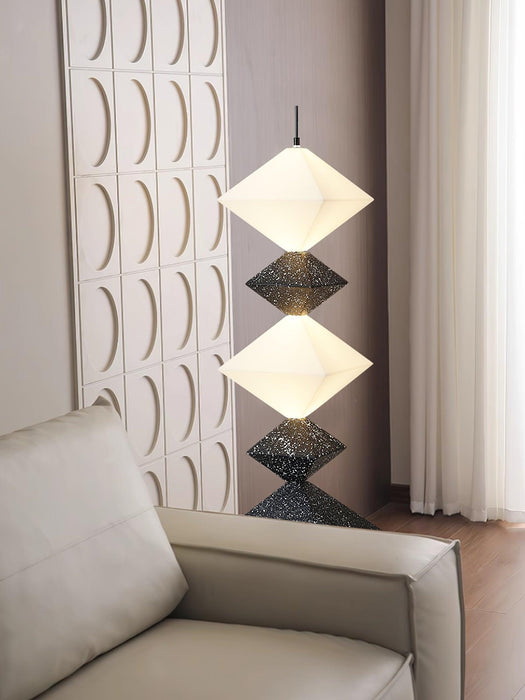 Rhombus Cube Floor Lamp-DWHOME